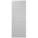 Porte MDF 2100x830x40mm White-Primer JHK-006 6PANEL 12,7kg