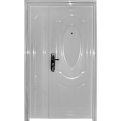 PORTE MET OUVERTURE DROITE  EXT BLANC 2050X1200mm JC-S6032  U986201