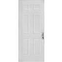 PORTE MET OUVERTURE GAUCHE EXT BLANC 2050X960mm JC-S6019 U986133
