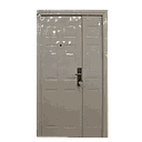 PORTE MET OUVERTURE GAUCHE INT BLANC 2050x1200 6019 U986141