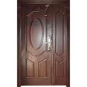 PORTE MET OUVERTURE GAUCHE INT MARRON 2050x1200 6032 U986157