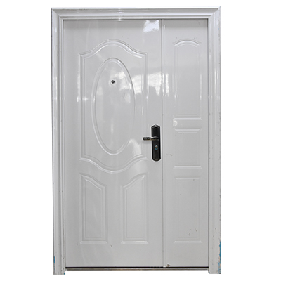 PORTE MET OUVERTURE GAUCHE INT BLANC  2050x1200x0.8 mm  MD01110