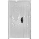 PORTE MET OUVERTURE GAUCHE  EXT BLANC 2050X1200mm JC-S6032  U986202