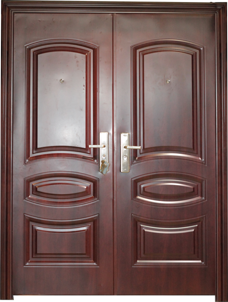 PORTE MET OUVERTURE DROITE EXT MARRON 2050X1500mm JC-S6045 U986215