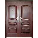PORTE MET OUVERTURE DROITE INT MARRON  2050X1500mm JC-S6045 U986218
