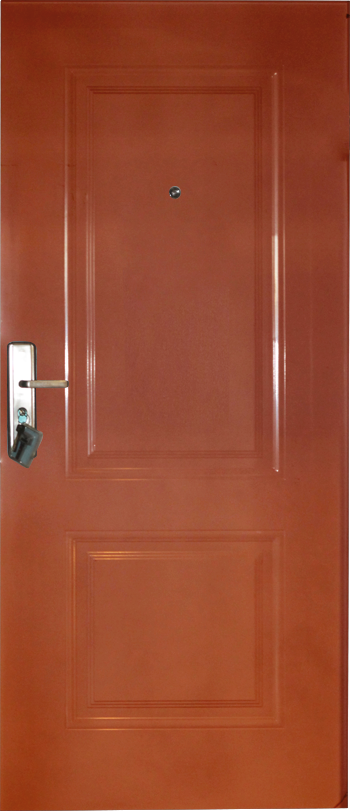 PORTE MET OUVERTURE EXT MARRON 2050X960mm JC-S6039 U986222