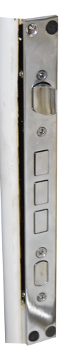 SERRURE PORTE METALLIQUE GAUCHE steel 2030505052