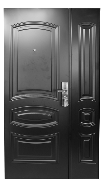 PORTE MET OUVERTURE GAUCHE INT NOIR MAT  2050x1200 mm JC-S6045  U986267