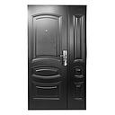 PORTE MET OUVERTURE GAUCHE INT NOIR MAT  2050x1200 mm JC-S6045  U986267