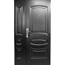 PORTE MET OUVERTURE DROITE INT NOIR MAT 2050x1200 mm JC-S6045  U986268
