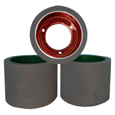 ROULEAU DEPAILLEUR 6" ROUGE ø150  U909004  AGRI PLUS