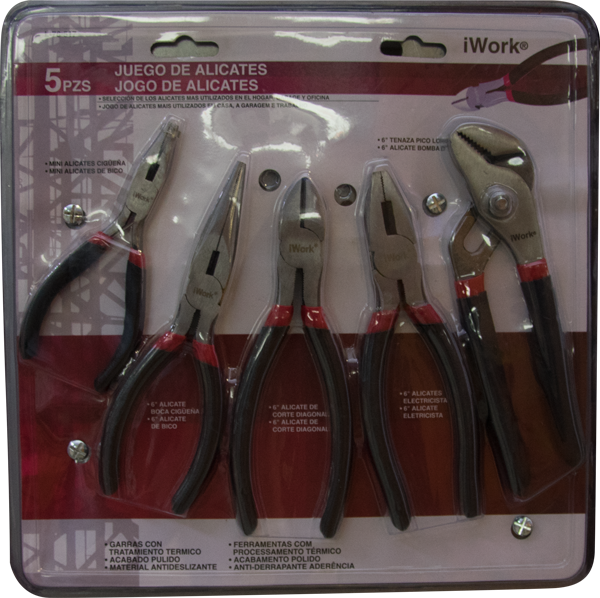 KIT  PINCES 5PCES  319025 (L76517)ESP