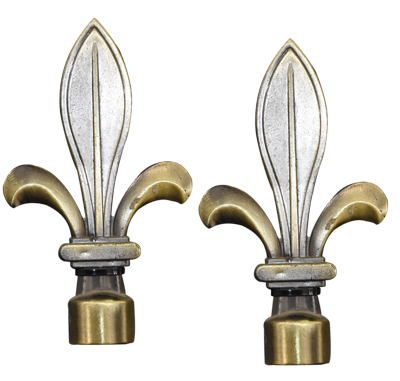 ACCESSOIRE POUR RIDEAU 16/19MM BRONZE 1030302019 PAIR