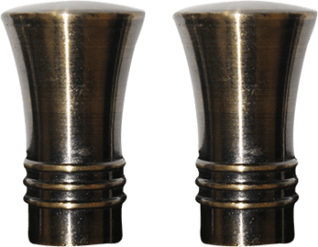 ACCESSOIRE POUR RIDEAU 16/19MM BRONZE 1030302023 PAIR