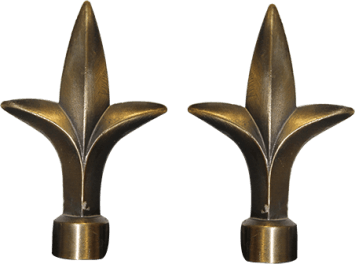 ACCESSOIRE POUR RIDEAU 16/19MM BRONZE 1030302027 PAIR