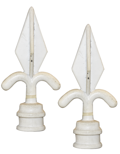 ACCESSOIRE POUR RIDEAU 16/19MM BLANCHE 1030302030 PAIR