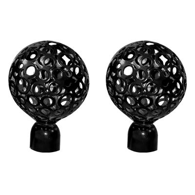 ACCESSOIRE POUR RIDEAU 16/19MM NOIRE 1030302041 PAIR
