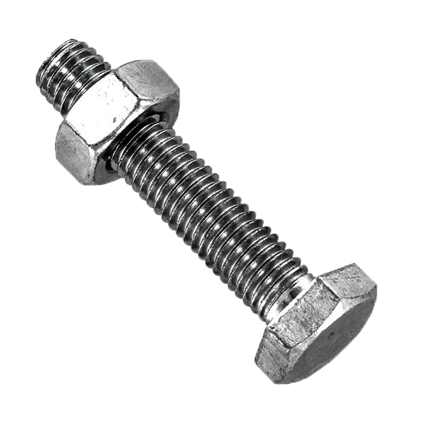 BOULON HEXAGO AVEC ECROU  DIN933+DIN934 M20x70 mm 8.8 2091505312 (25PCES)