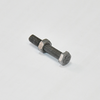 BOULON HEXAGO AVEC ECROU  DIN558+DIN934 MN5x30 4.8 AA01693(100PCES)