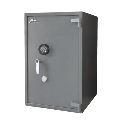 COFFRE GODREJ Paramount GRIS MDL 4 + 1KL+1EL  RAL 7024/7022 (H)862*(l)557*(L)594mm 290KG