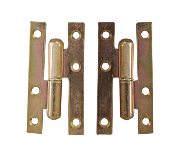 PAUMELLE EN ACIER BOUTS CARRES 80x40x2mm 2091201001