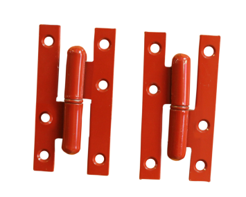 PAUMELLE EN ACIER BOUTS CARRES 80x40x2mm 2091201002 (DSTK)(40)