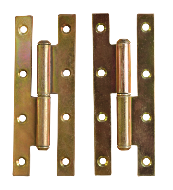 PAUMELLE EN ACIER BOUTS CARRES 140x55x2,5mm 2091201007