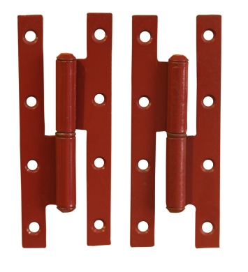 PAUMELLE EN ACIER BOUTS CARRES 140x55x2,5mm 2091201008 (DSTK)(40)
