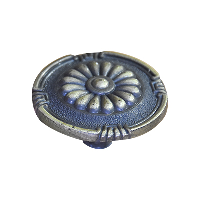 BOUTON MEUBLE ZAMAK  ANTIQUE F35×(H)20 mm 1030906103 (DSTK)(40)