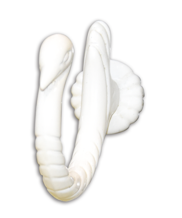 Gond a rideau blanc 22X52X65MM 2020201014