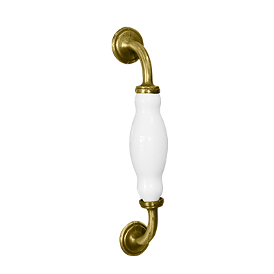 POIGNEE DE MEUBLE ALU & CERAMIC 128 mm 1030906247 (DSTK)(40)