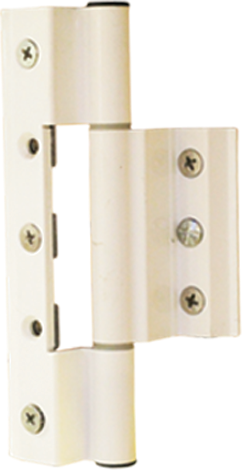 PAUMELLE DE PORTE EN ALU BLANC 1031001014