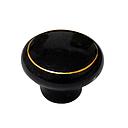 BOUTON DE MEUBLE CERAMIQUE NOIRE 32HX24MM 1030906251