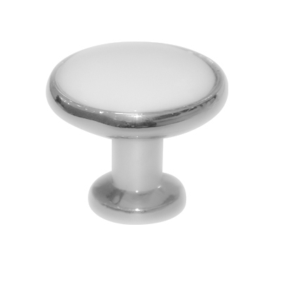 BOUTON DE MEUBLE CERAMIQUE BLANCHE 31HX27MM 1030906252