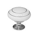 BOUTON DE MEUBLE CERAMIQUE BLANCHE 35HX32,5MM 1030906253