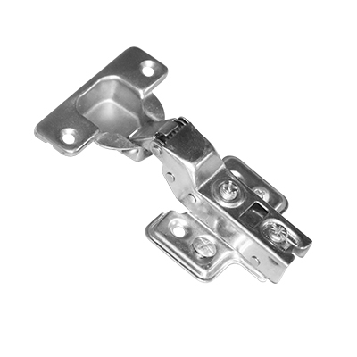 CHARNIERE AVEC AMORTISSEMENT BRAS COUDE Ø35 x H.11.5 mm  90-110º 2091201212