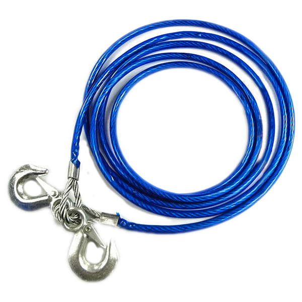 CORDE DE REMORCAGE AVEC CROCHET EN ACIER 10 mm x 4 m 2090801007 (DSTK)