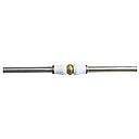 DECORATION TUBE INOX Ø25 x T0.5 x L600 mm BLANC  2100602514