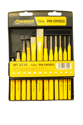 Pointeau mixte 12pcs Worksite WT3110