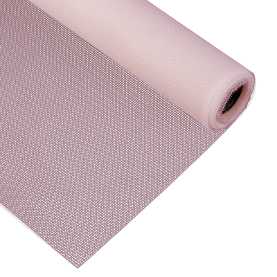 MOUSTIQUAIRE EN PVC     (W)1.2x(L)20 m ROSE