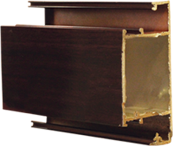 TRAVERS INTERMEDIAIRE ALU MARRON 5.8 m 9.92KG red walnut 2070502032
