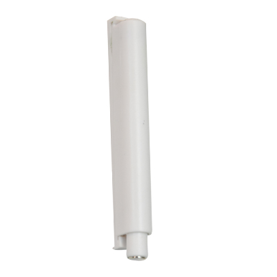BUTTE PUSH/OPEN AVEC SUPPORT A VISSER L.85 x W.10 mm BLANC 2091205006