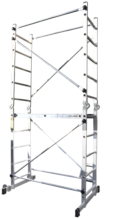 ECHAFAUDAGE COMPLET EN ALU AS300 GS EN1004  L.145xW.60 x H.300 cm 2010603112