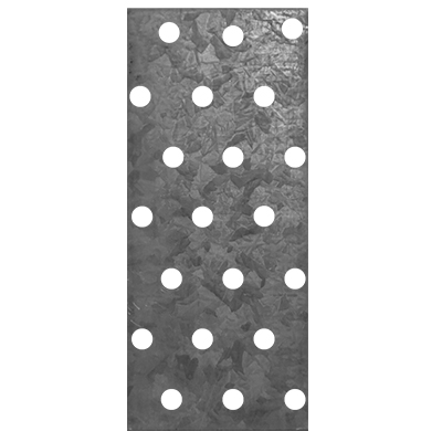 PLAQUE PERFOREE DE CONNEXION  60x140 mm, 2 mm 3070106039