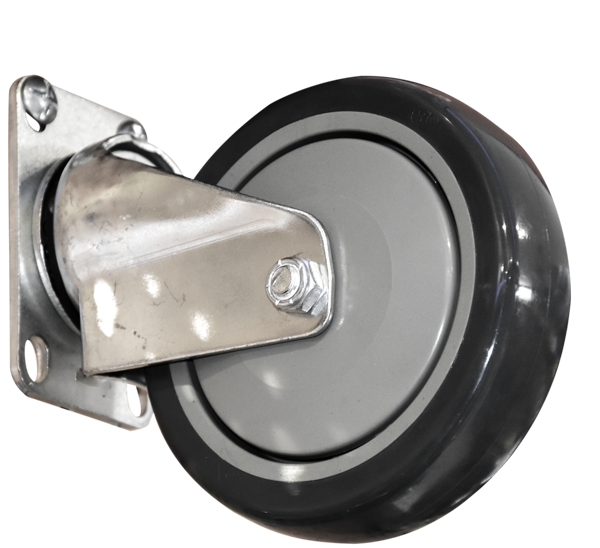 ROULETTE PIVOTANTE D125MM PLATINE 92X60MM MAXI 350KG 2091302027