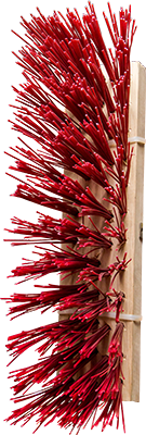 BALAIE DE CANTONIER ROUGE MA02261 32cm SANS MANCHE(AAK-2417)