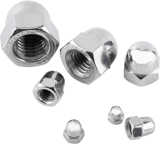 ECROU HEXAGONAL DIN1587 .4 BORGNE 6MM 2090403034 (200PCS) (DSTK)(40)