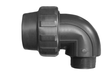 Coude filetee PEHD a serrer 63MMX2 M 932206