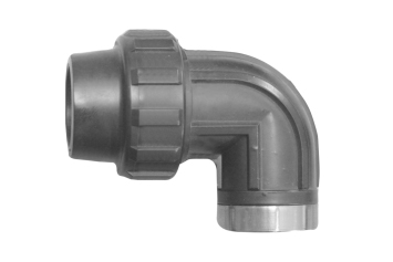 COUDE TARAUDEE PEHD A SERRER 40MMX1.1/4 F 932214
