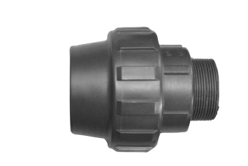 Manchon filetee PEHD a serrer 63X2" M 932187